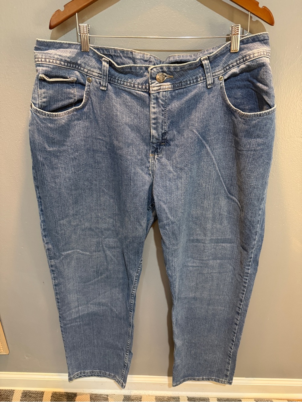 RIDERS BY LEE STRAIGHT LEG JEANS SZ 20WP
